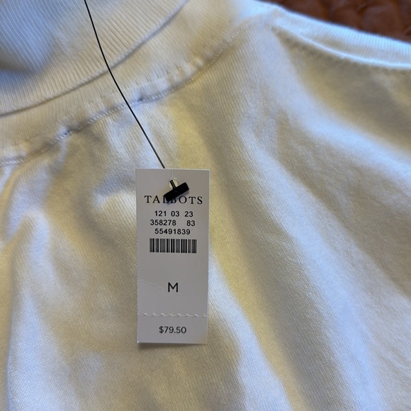NWT Talbots turtleneck in ivory - Picture 4 of 10